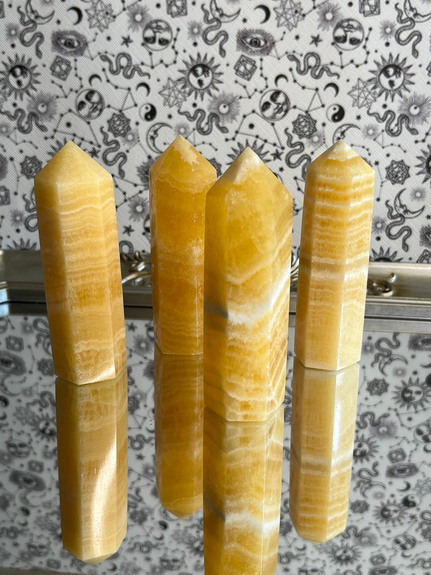 Orange Calcite tower