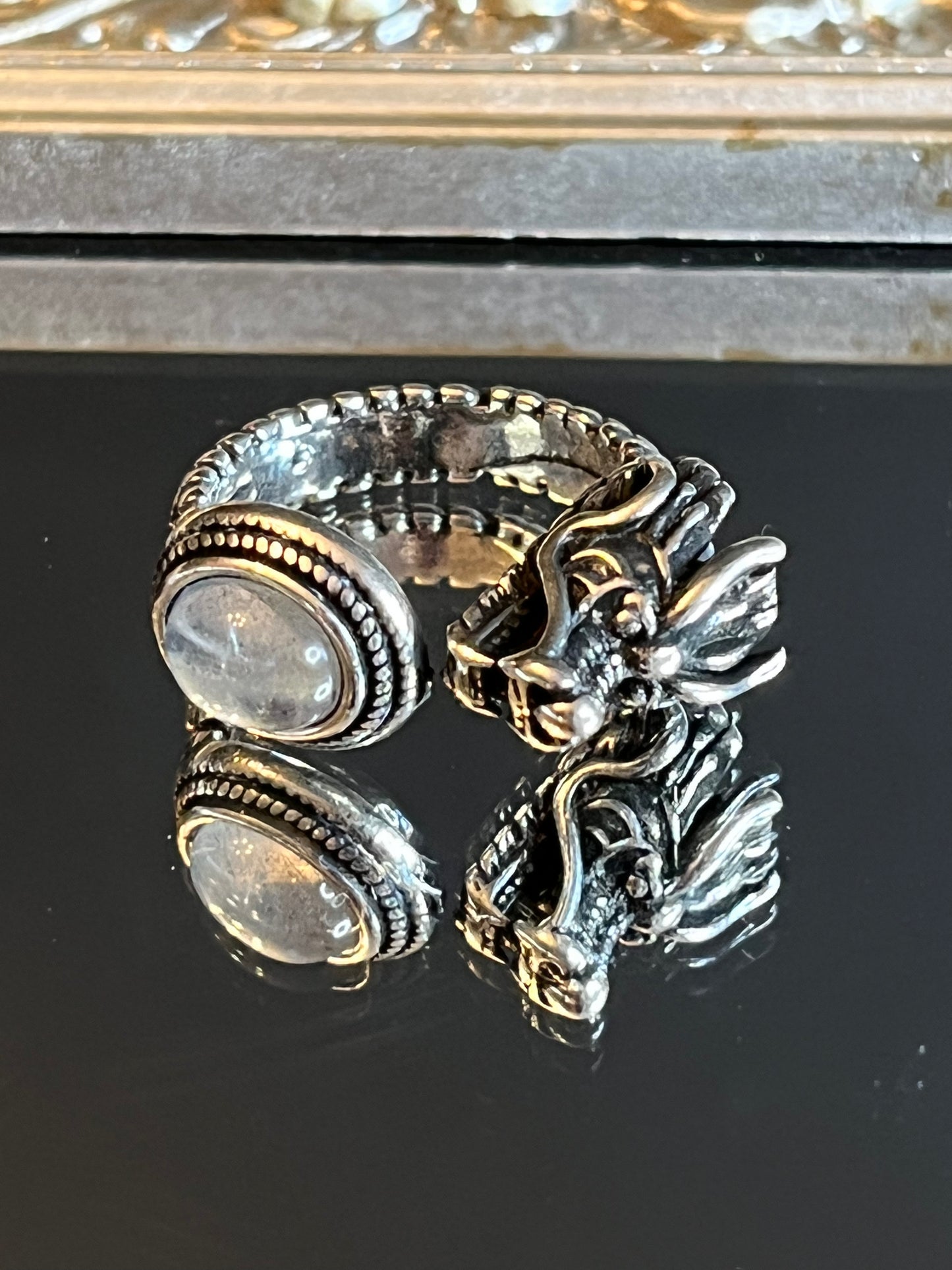 Dragon Moonstone Ring