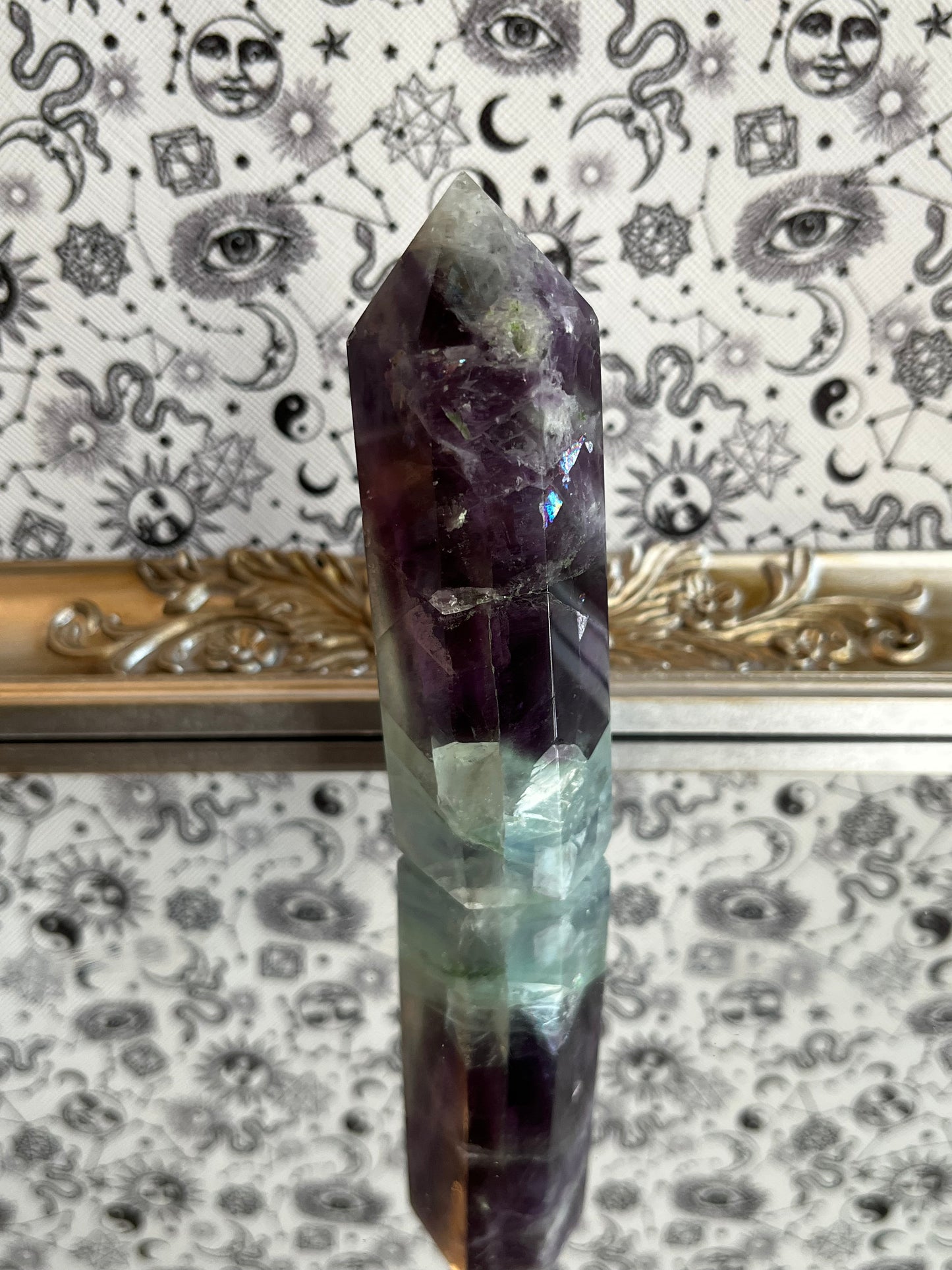 Rainbow Fluorite Tower