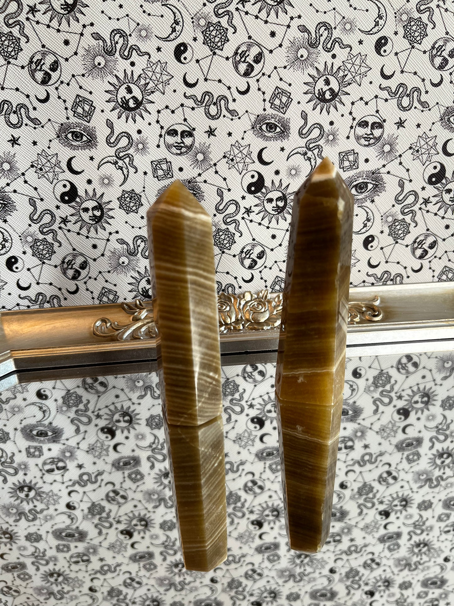 Chocolate Calcite Towers