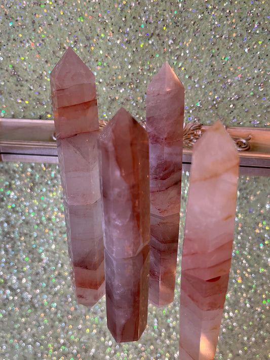 Fire Quartz Points