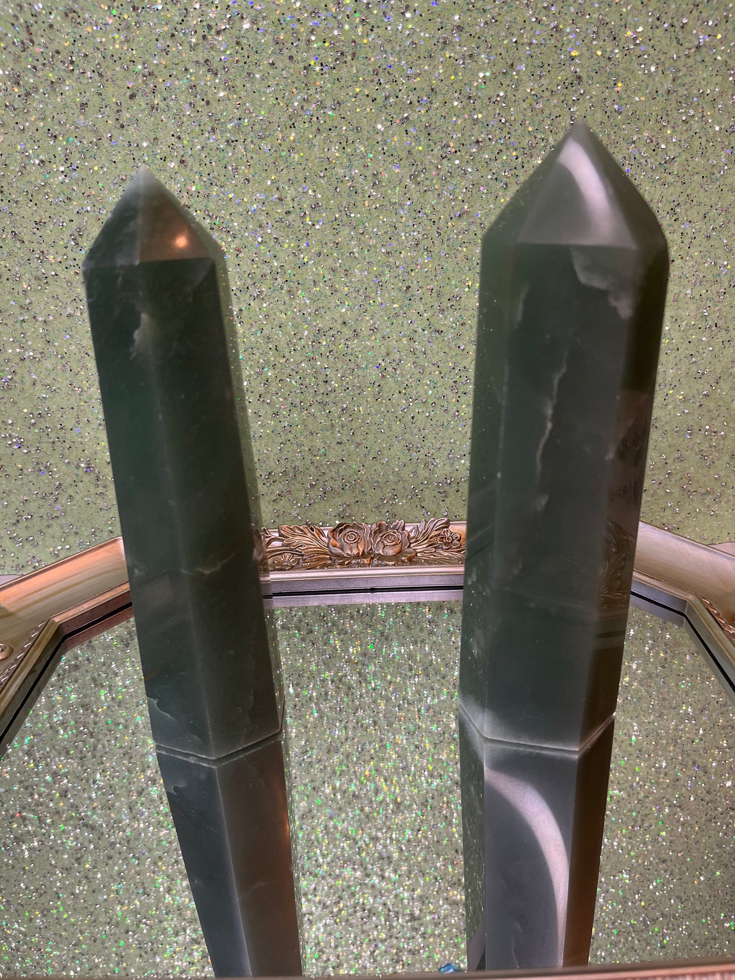 Green Aventurine Towers