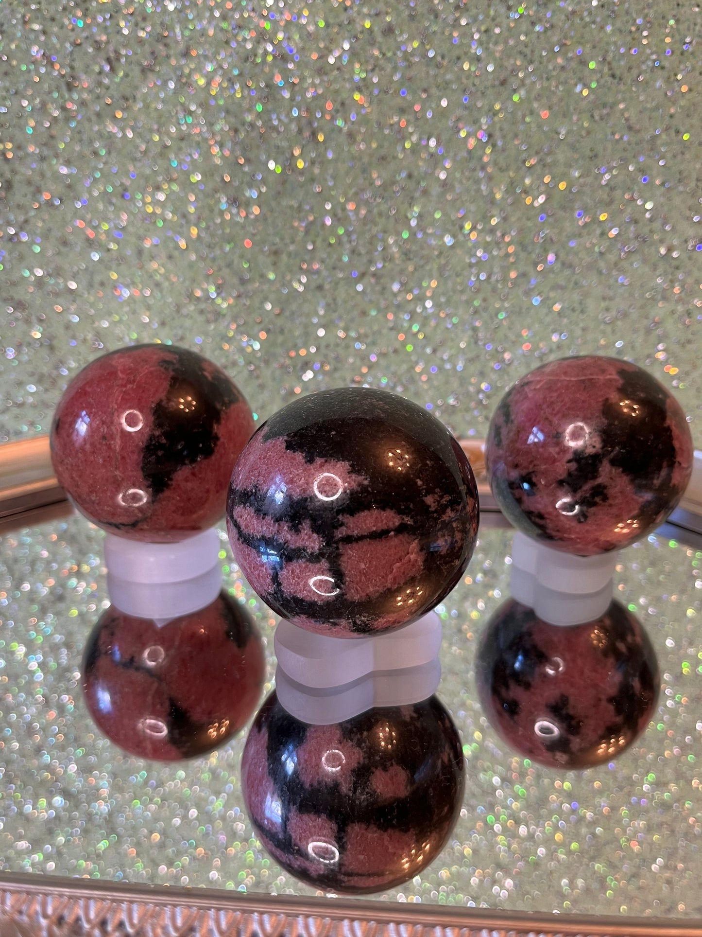 Pink Rhodonite Sphere
