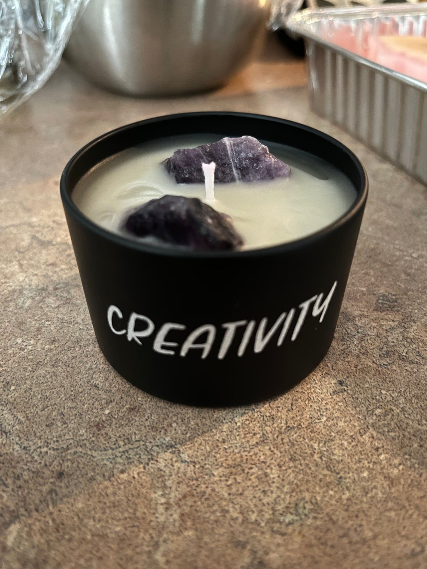 Custom Crystal Candles