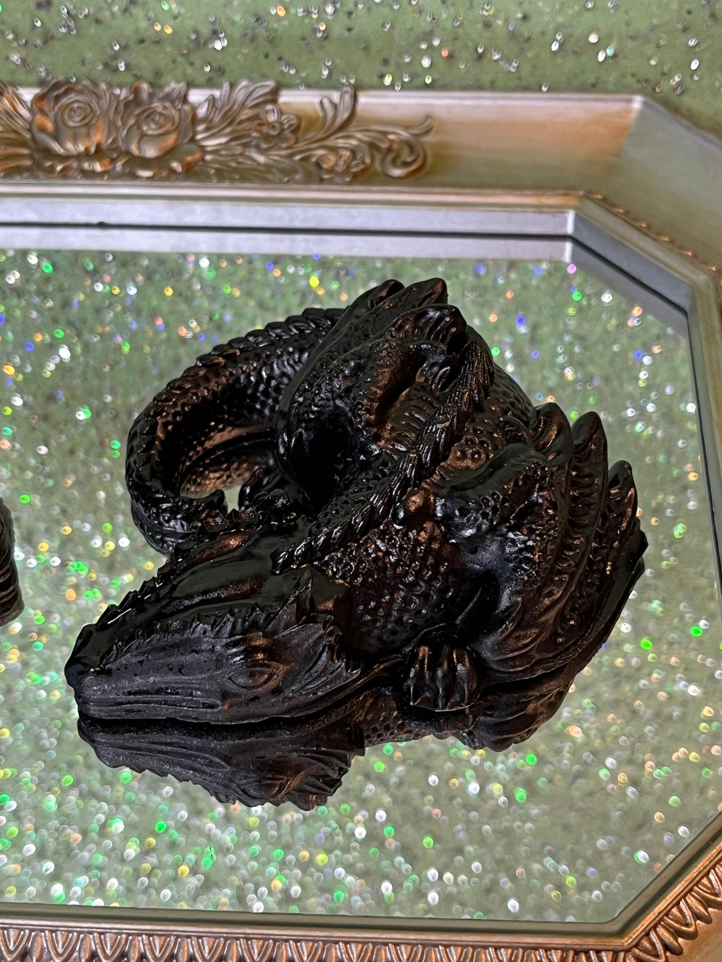 Tourmaline dragon