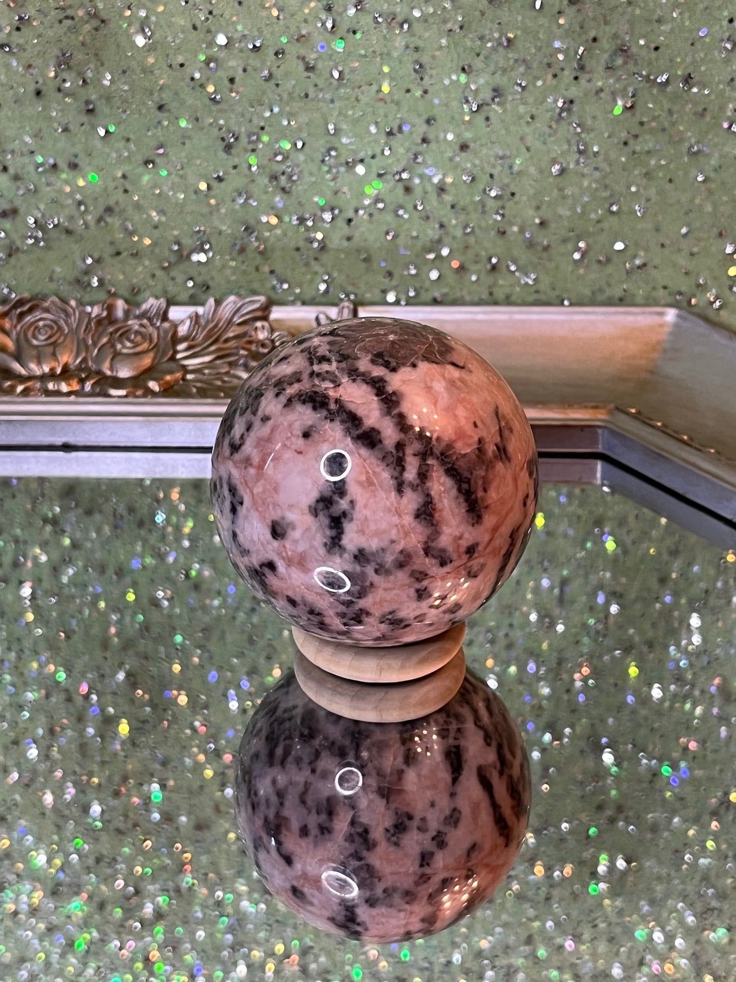 Pink Zebra Jasper Spheres