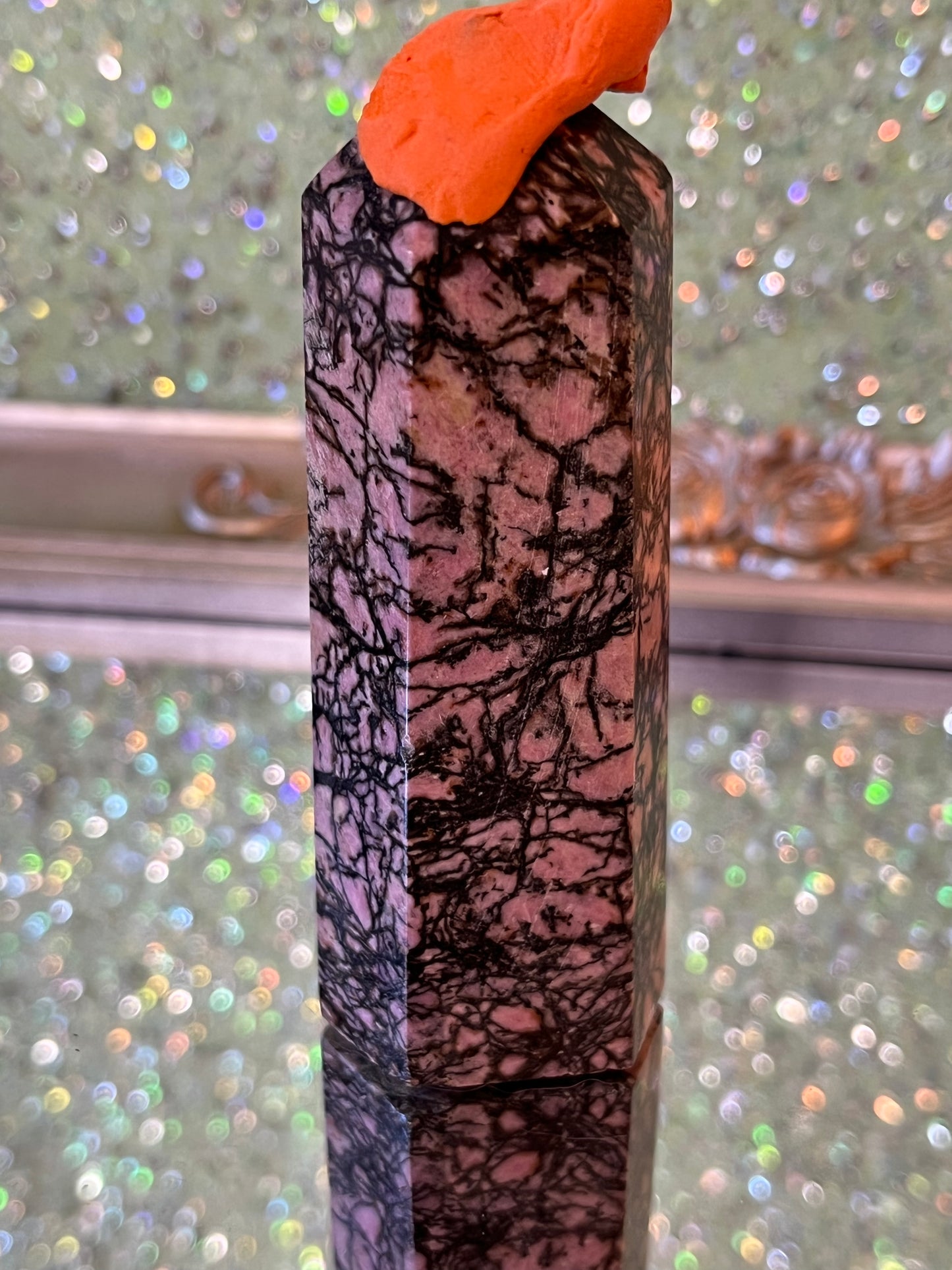 Pink Rhodonite Point