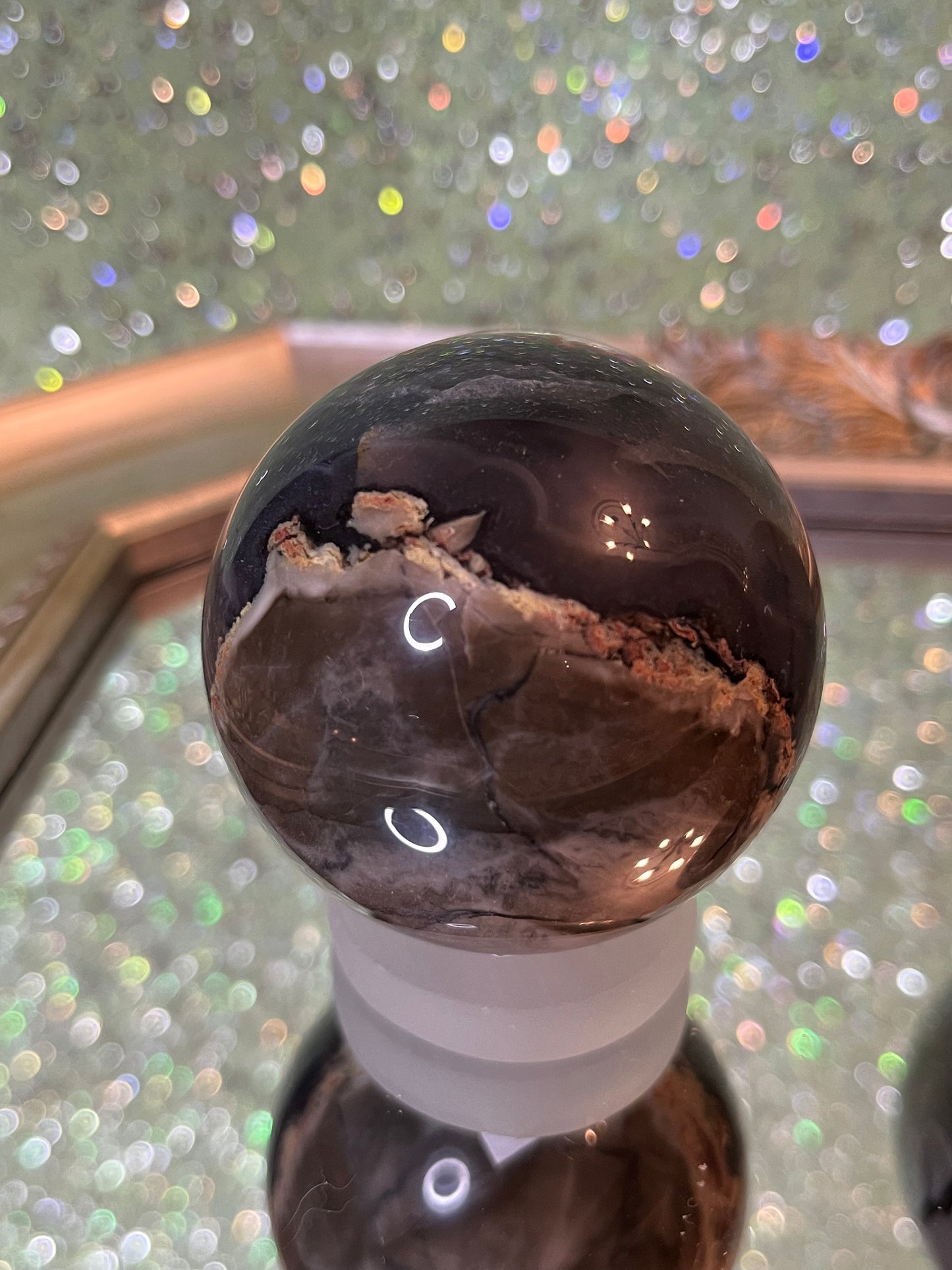 Volcanic Agate Sphere