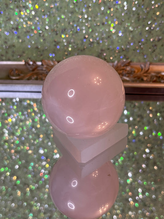 Pink Mangano Sphere