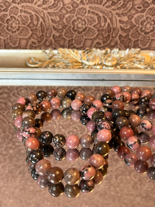 Pink Rhodonite Bracelets