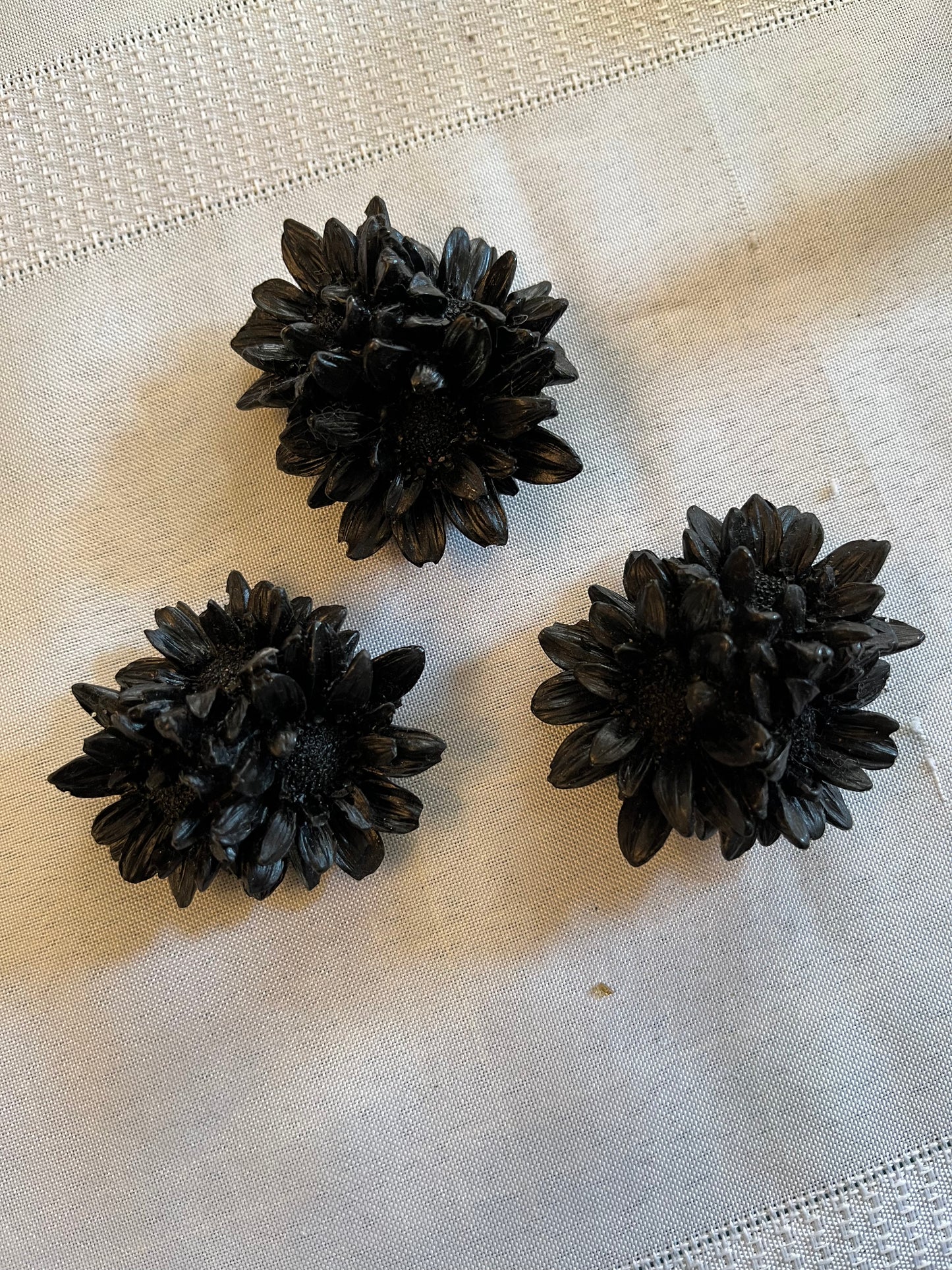 Black Obsidian Flowers