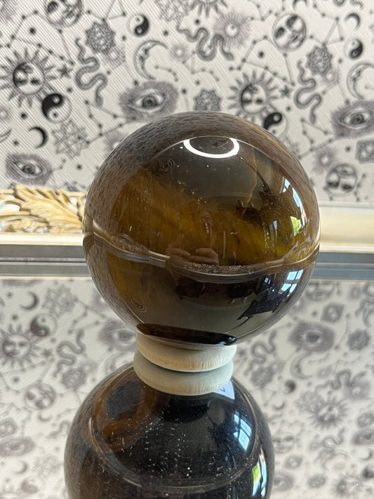 Tigers eye sphere