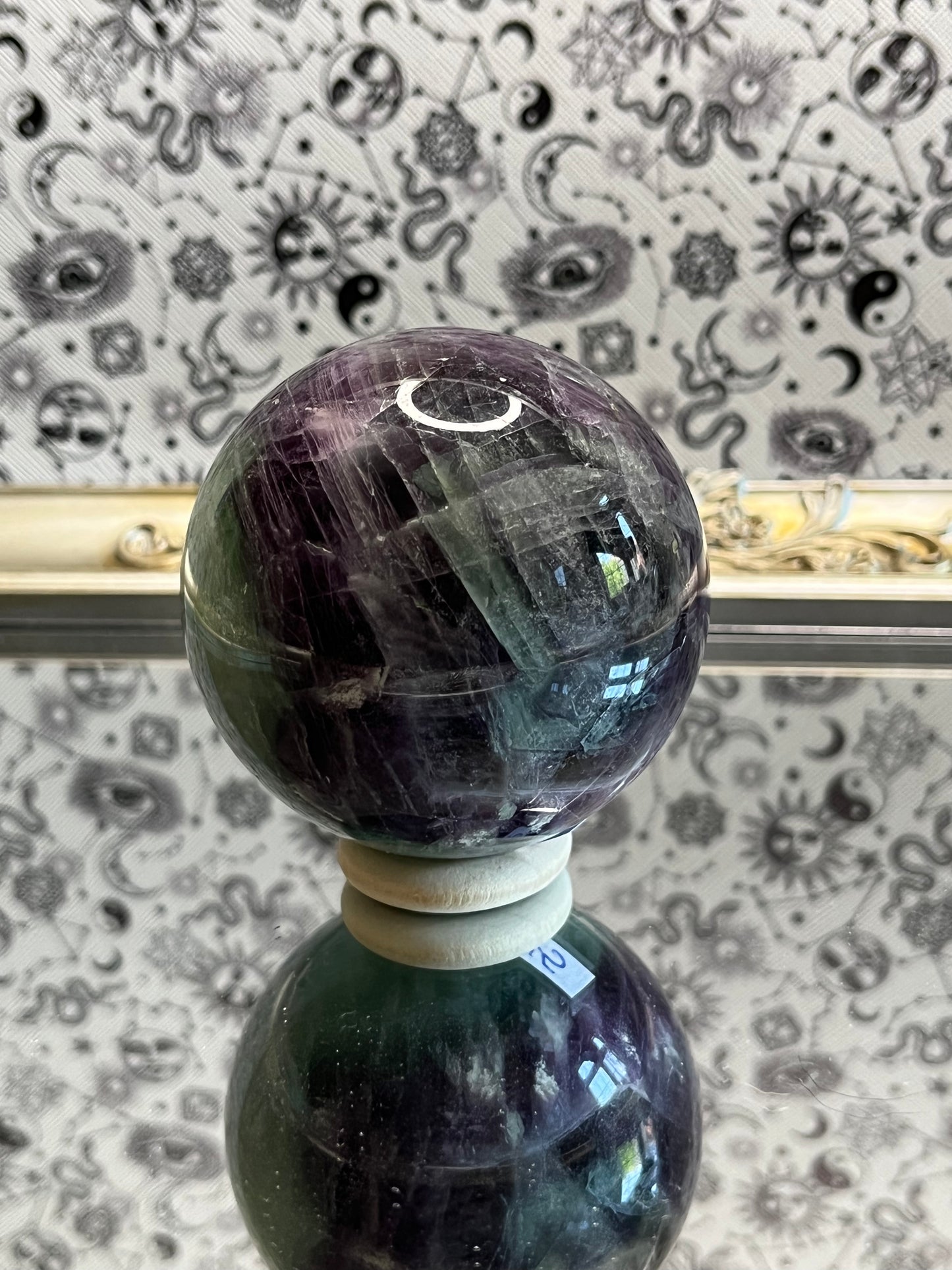 Rainbow Fluorite Sphere