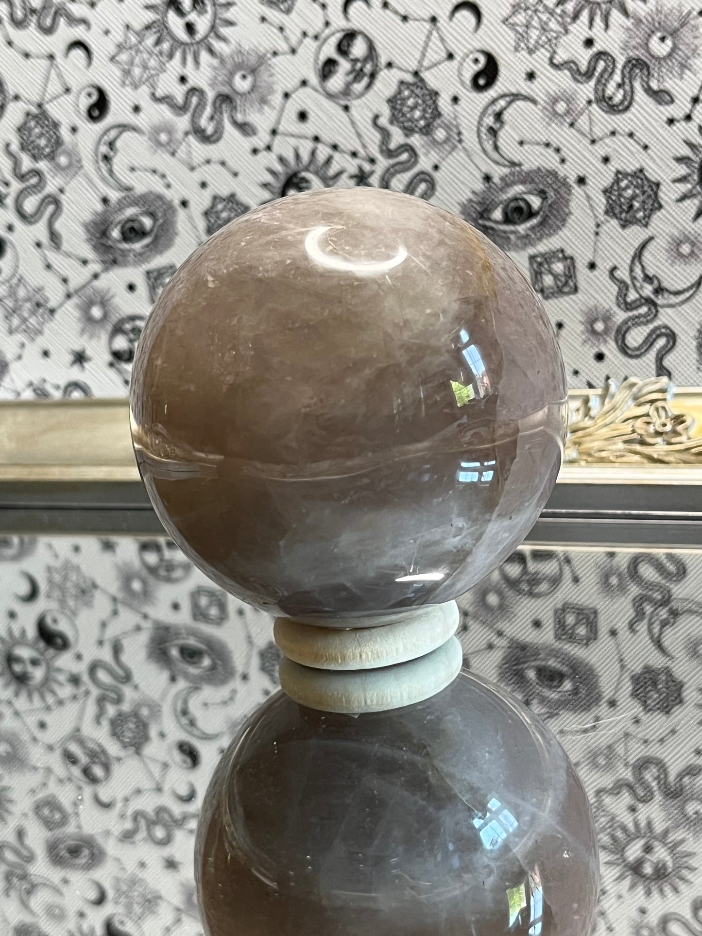 Blue Rose Quartz Sphere
