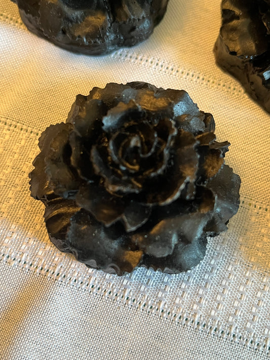 Black Obsidian Flowers