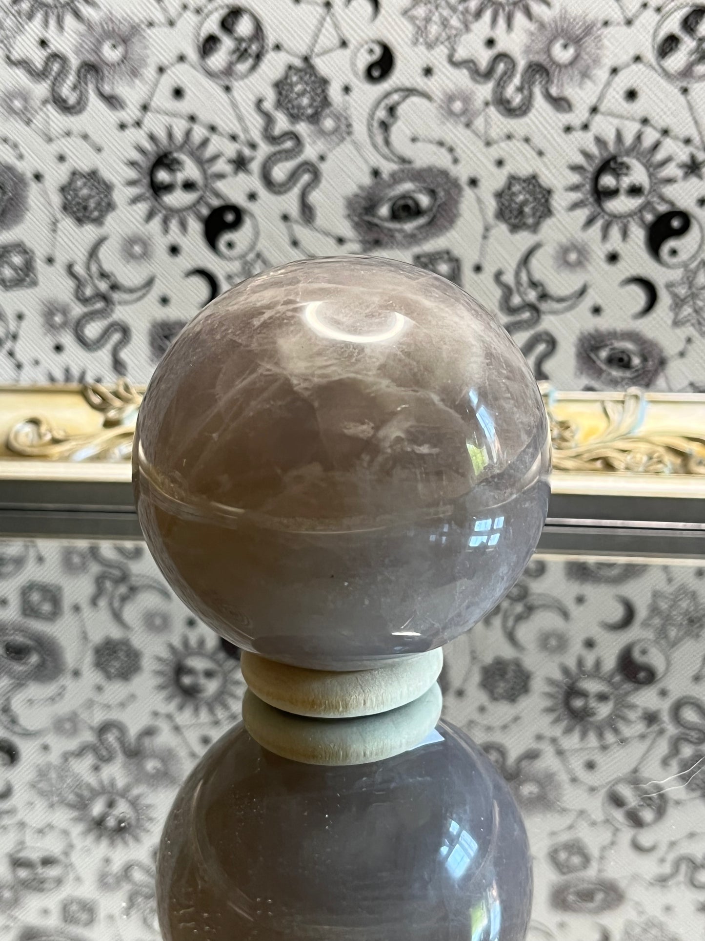 Blue Rose Quartz Sphere