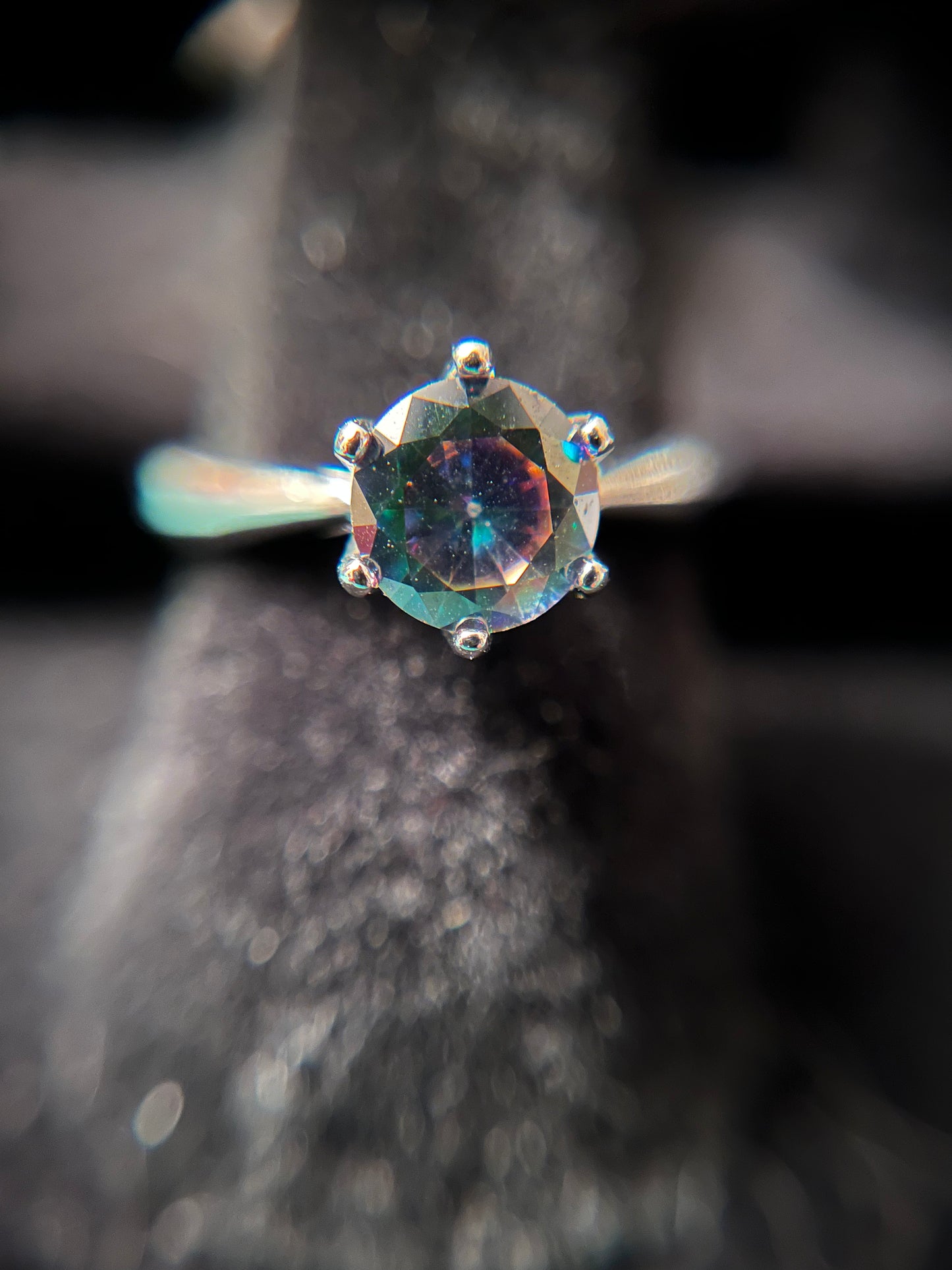 Moissanite Diamond Ring