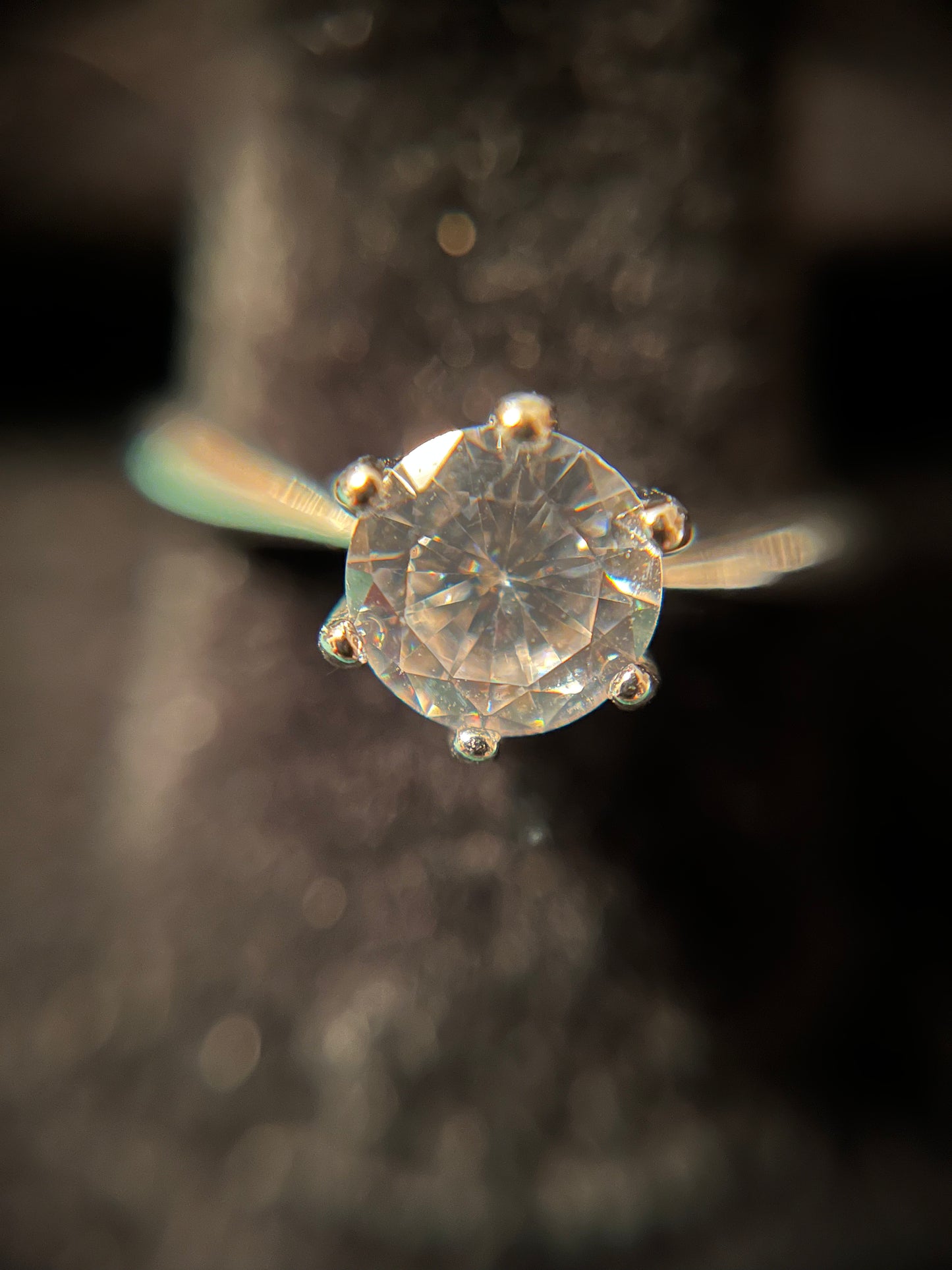 Moissanite Diamond Ring