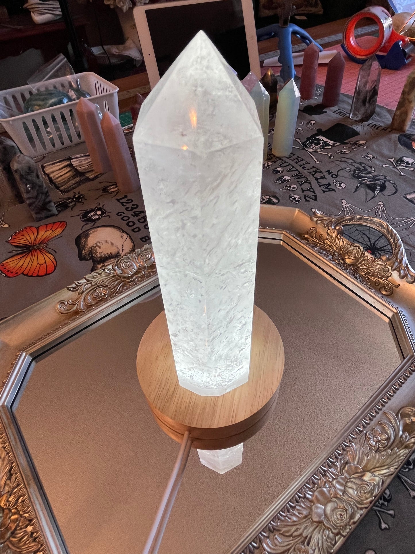 Clear quartz Tower
