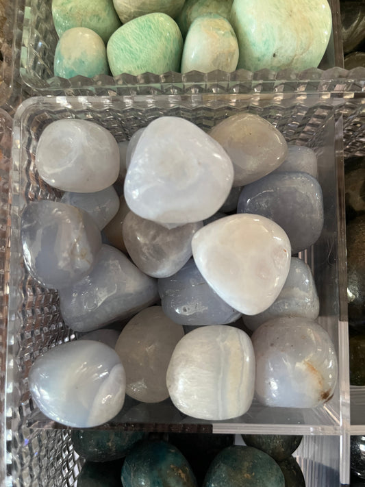 Blue Lace Agate Tumbles