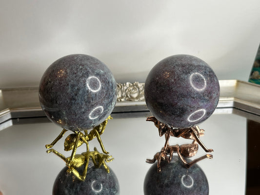 Ruby Kyanite Sphere