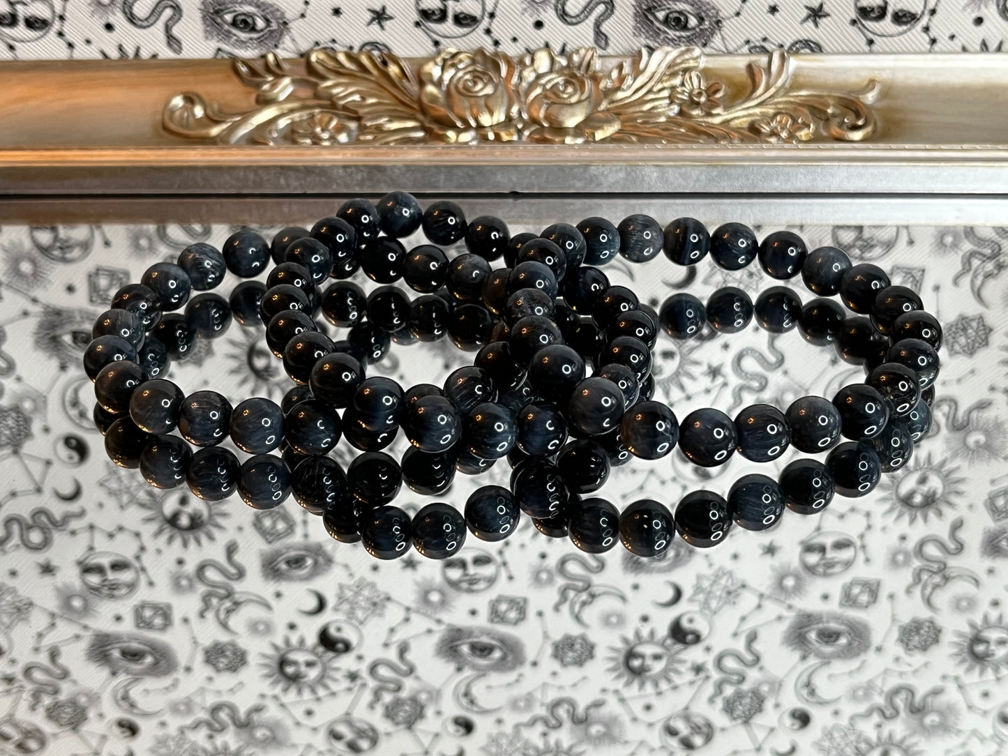 Blue Tigers Eye Bracelets