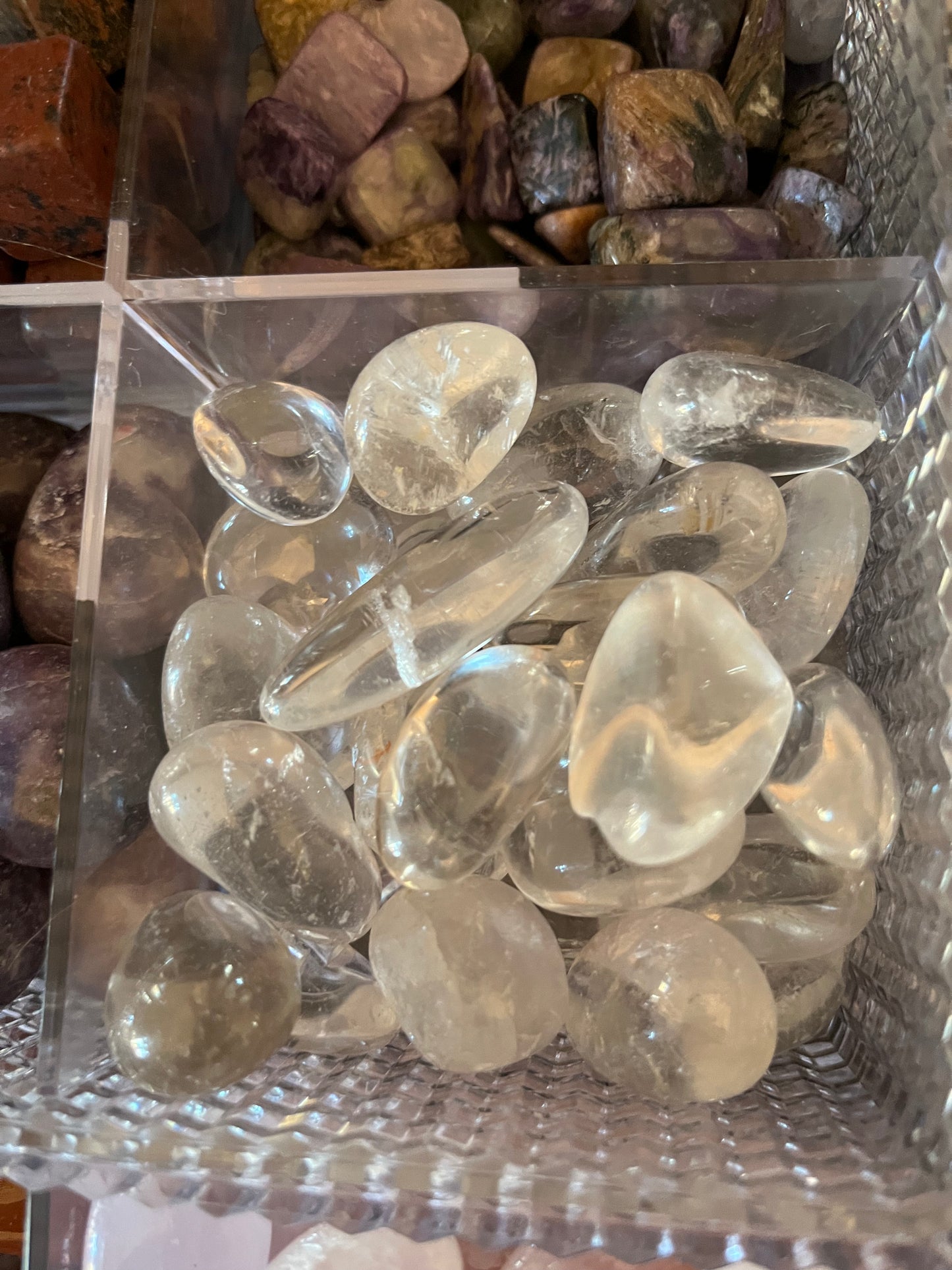 Clear Quartz Tumbles