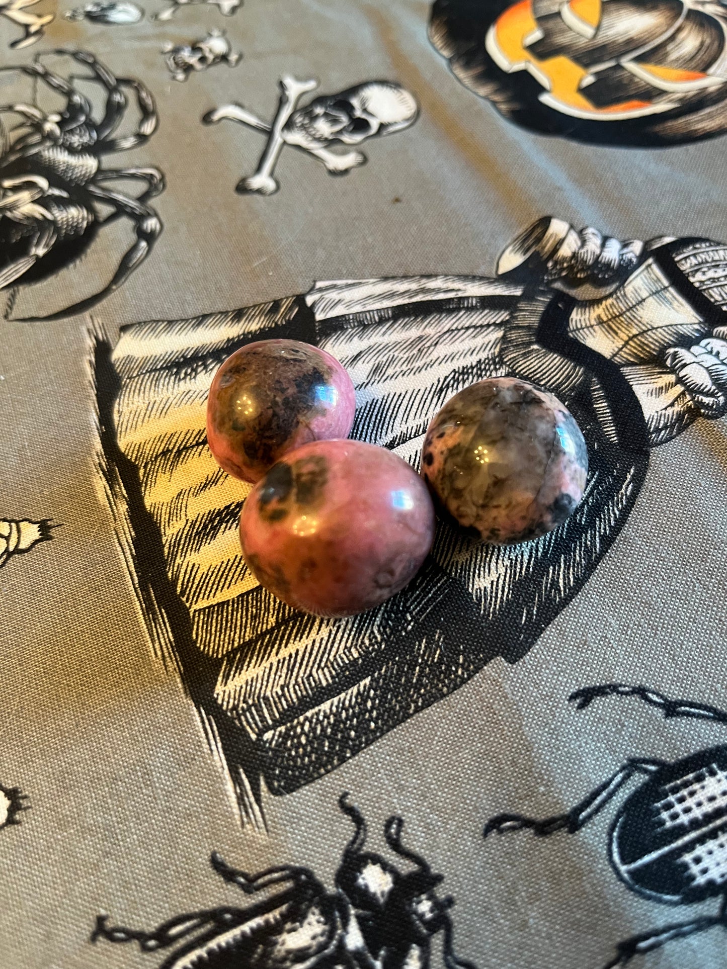 Pink Rhodonite Tumbles