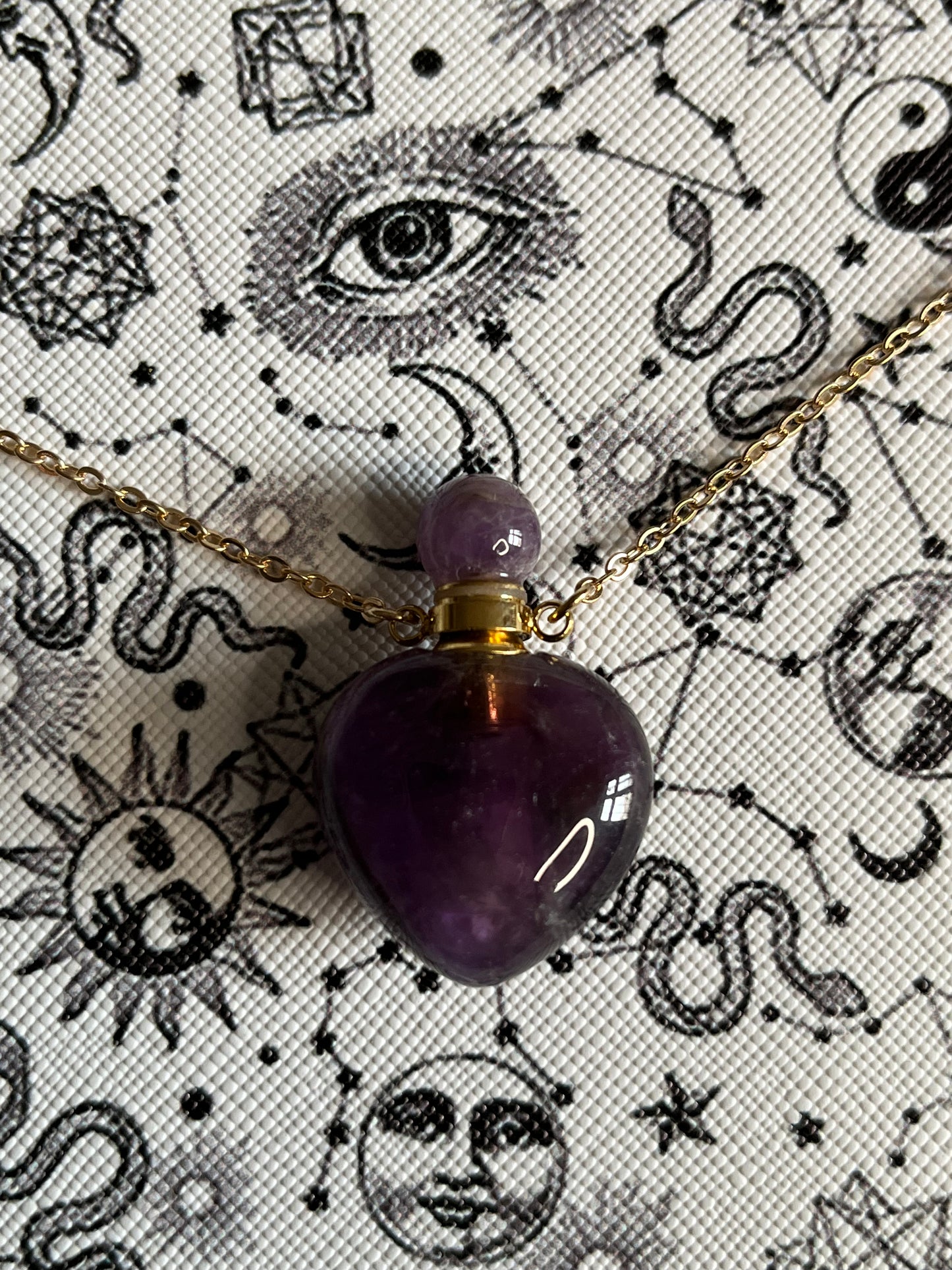 Purfume Bottle Necklace