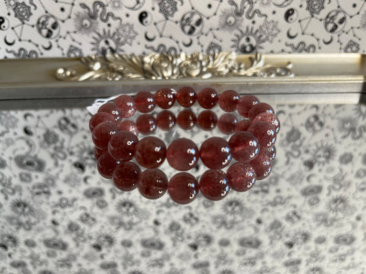 Strawberry Quartz Bracelets