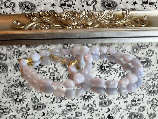 Blue Lace Agate bracelets