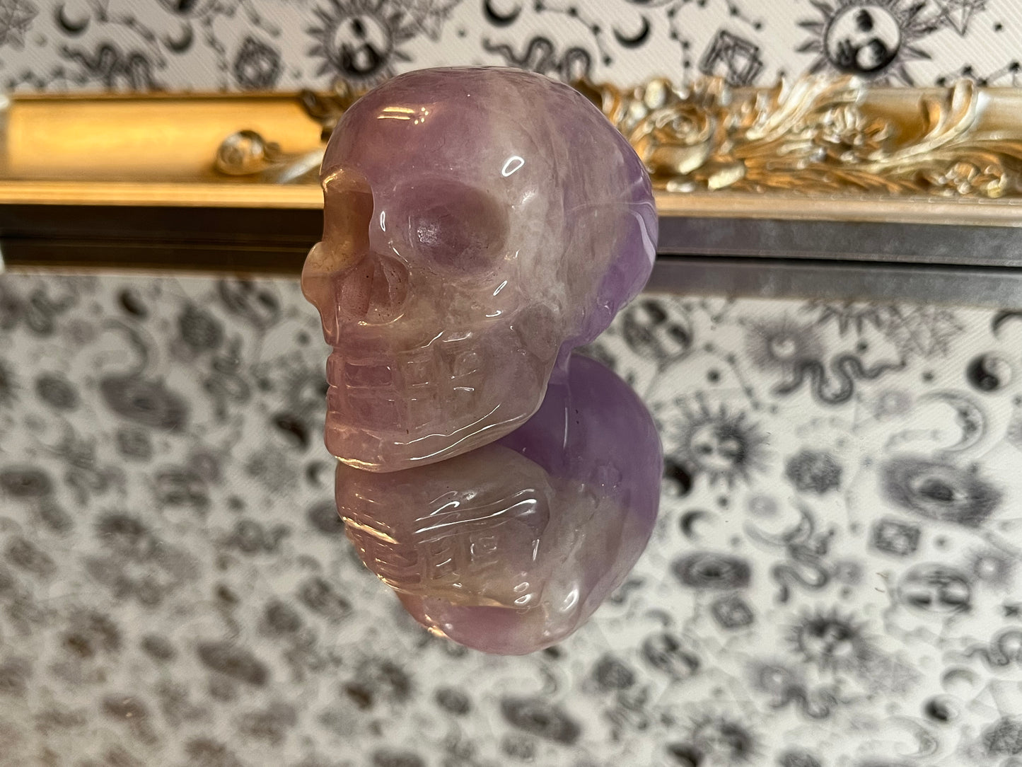 Amethyst Skull