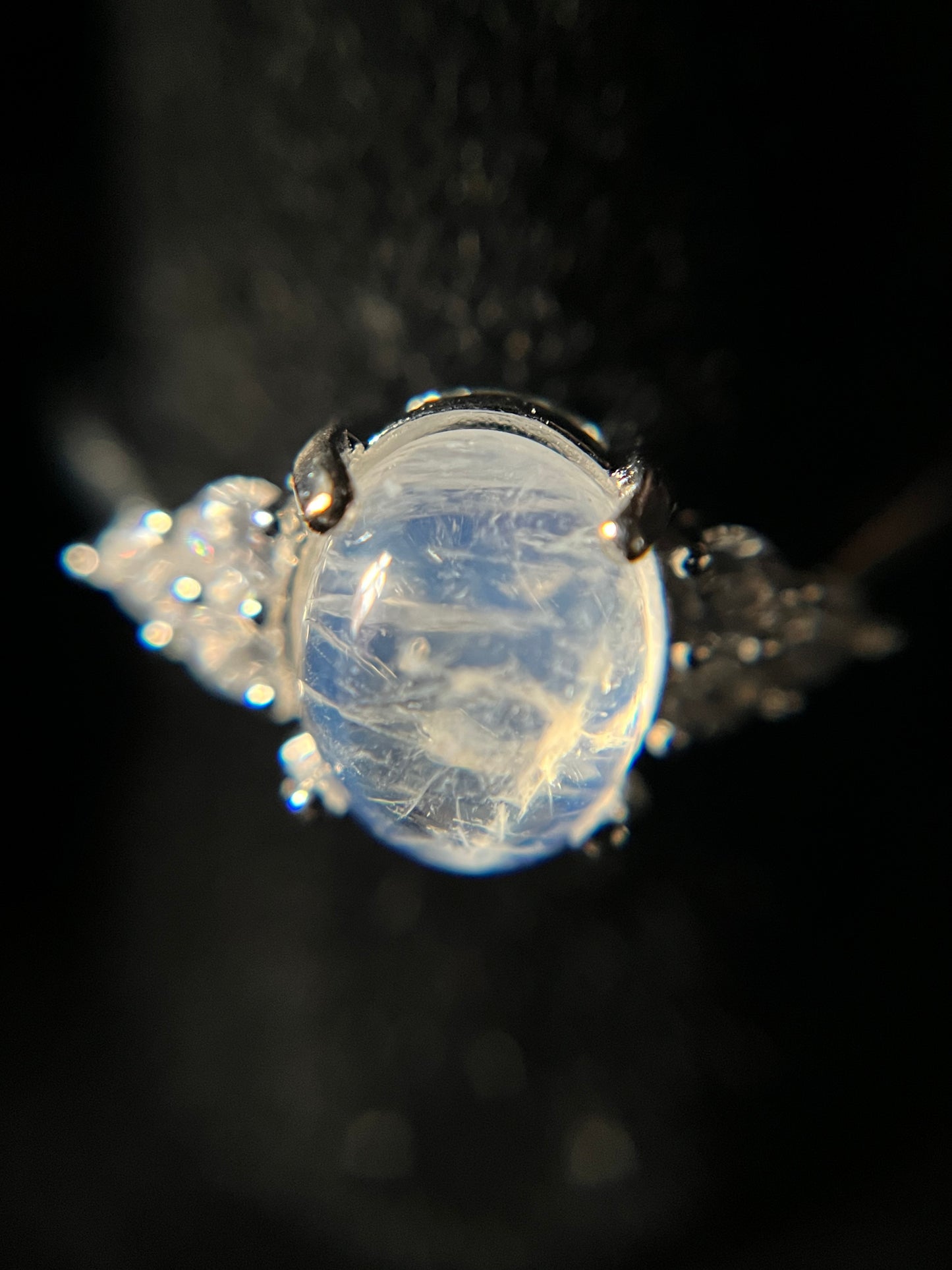 Blue Moonstone Ring