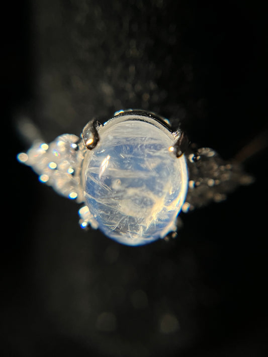Blue Moonstone Ring