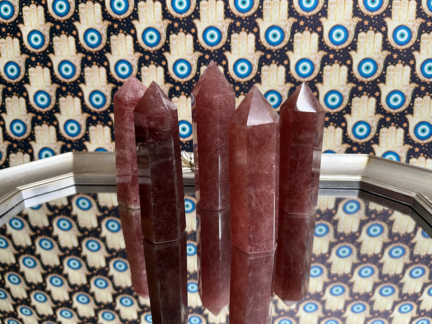Strawberry Quartz Towers