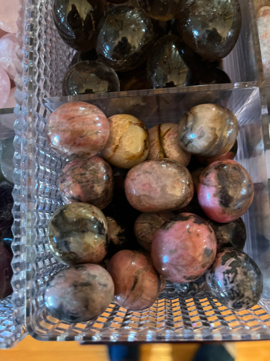 Pink Rhodonite Tumbles