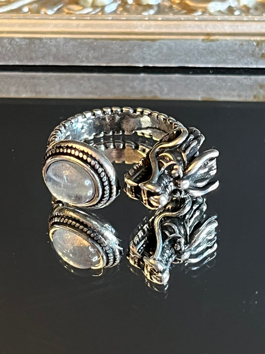 Dragon Moonstone Ring