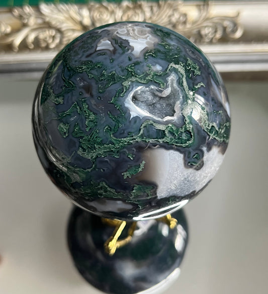 Moss Agate Sphere