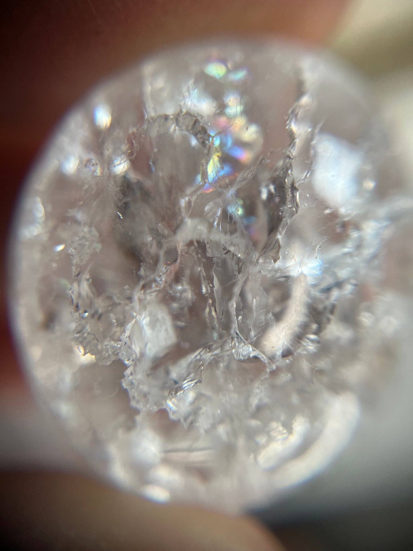 Crackle Clear Quartz Tumbles