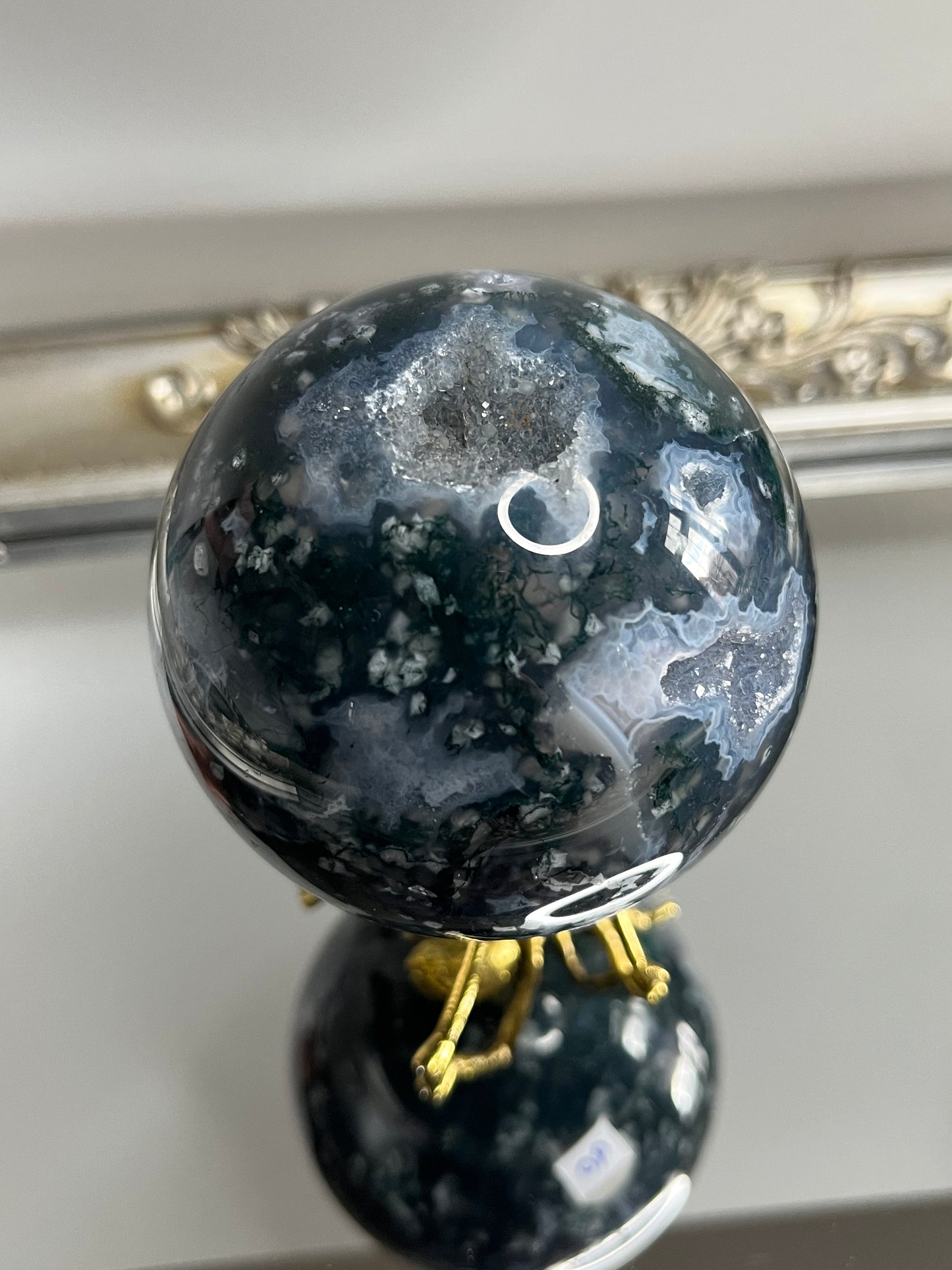 Moss Agate Sphere