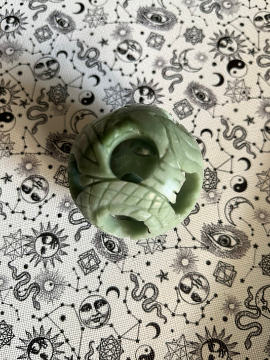 Jade Sphere in sphere