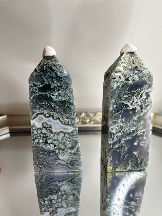 Moss Agate Towers